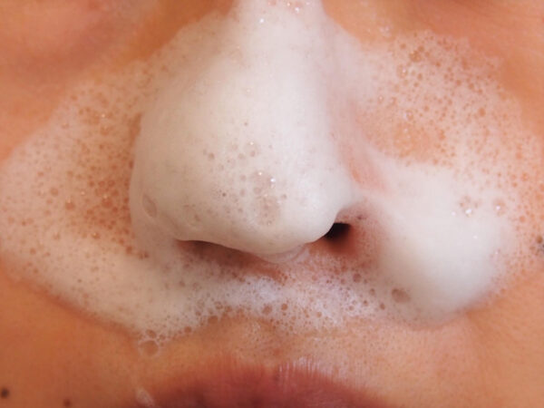 あとは、最後に洗顔。