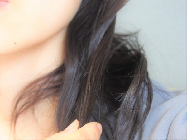 パサついた毛先の保湿に