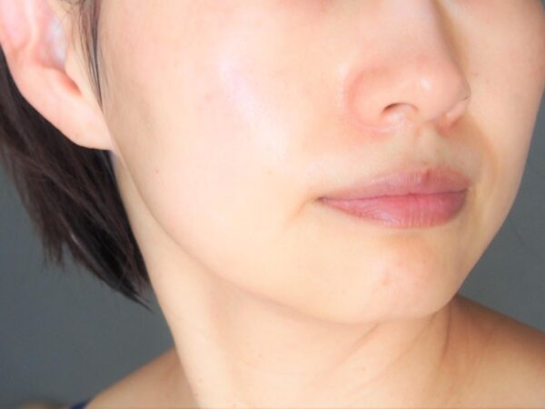 洗顔した状態の肌