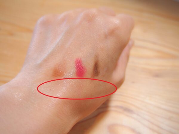 このようにすっきり落ちています