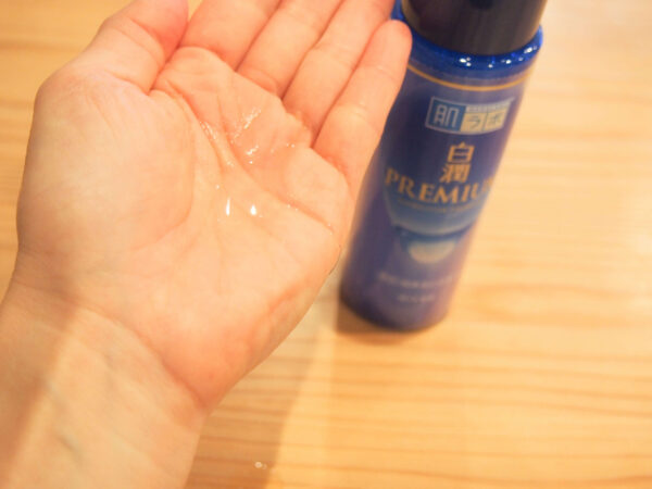 すぐに流れ落ちていきます