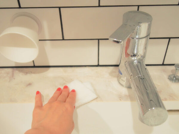 洗面台のお掃除