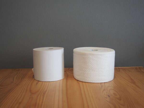 トイレットペーパーと比較