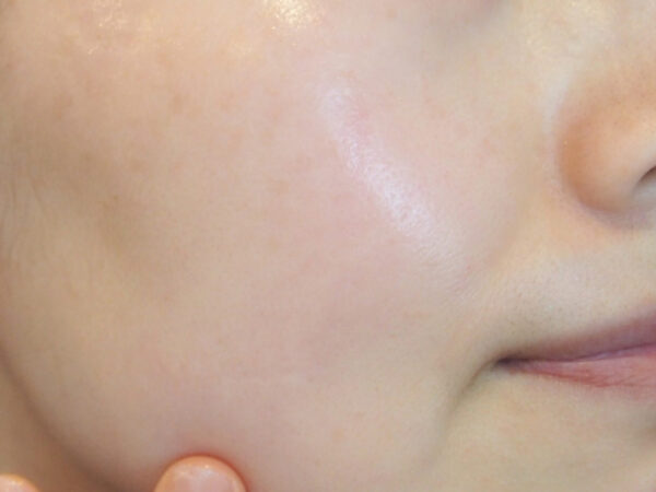 塗った直後の肌