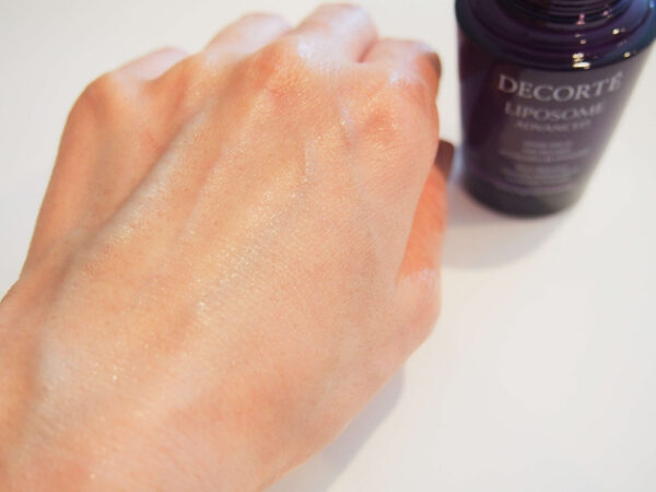 やや肌に残る感じ