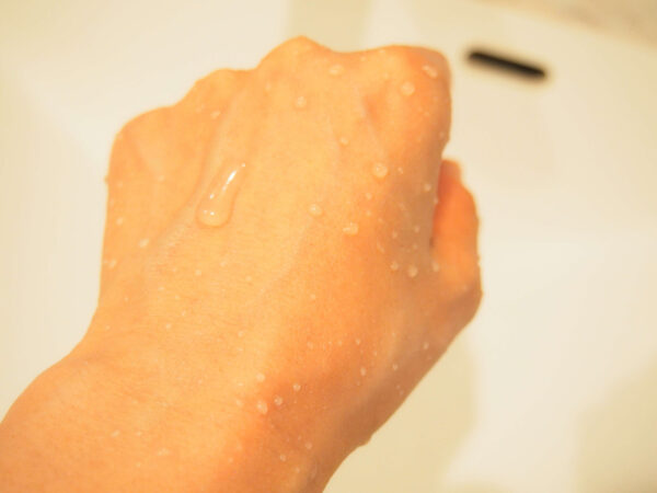 しっかり水をはじきます