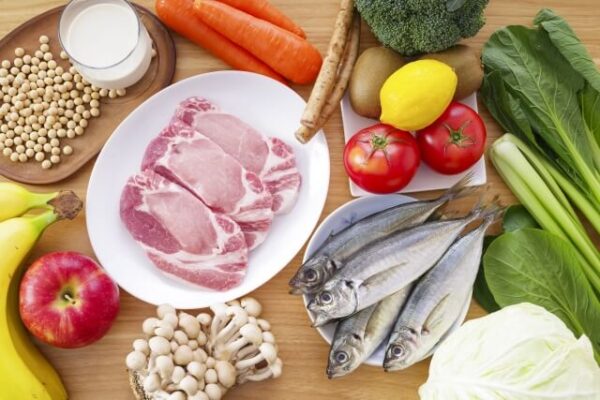 食事：ビタミンB群・C・Aを意識して摂る