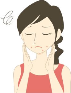 【場所】あご・口周り・フェイスラインに集中する