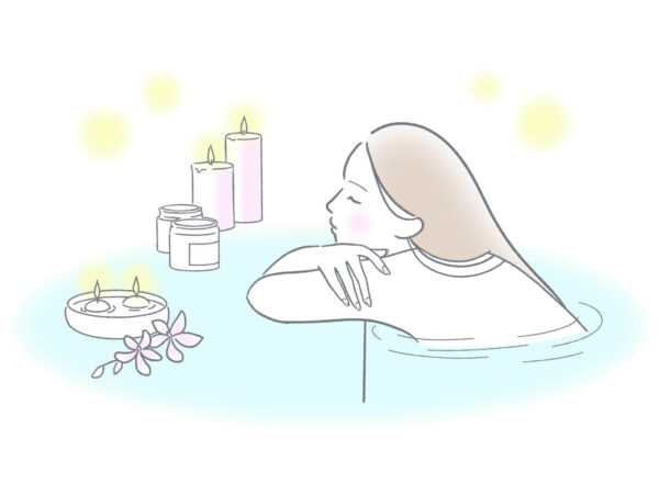 夜の過ごし方を見直す(入浴・スマホ・カフェイン)